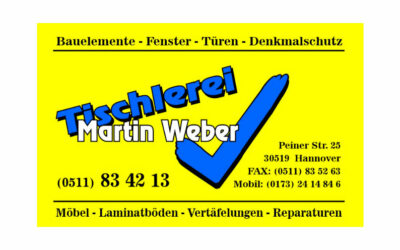 Tischlerei Martin Weber Döhren