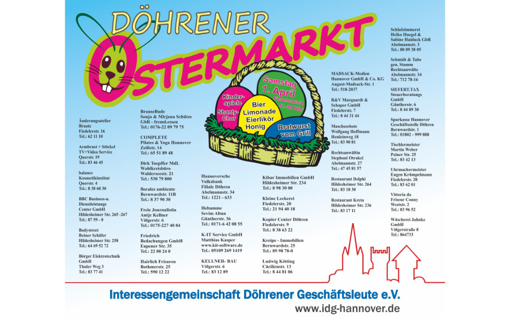 Ostermarkt der Döhrener Geschäftsleute 2.0