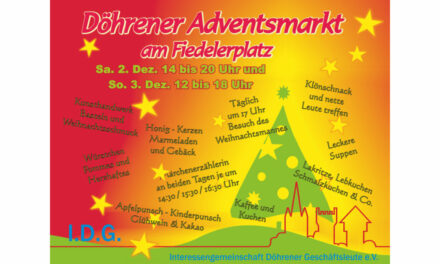 Am 02. und 03.12. ist wieder Adventsmarkt in Döhren